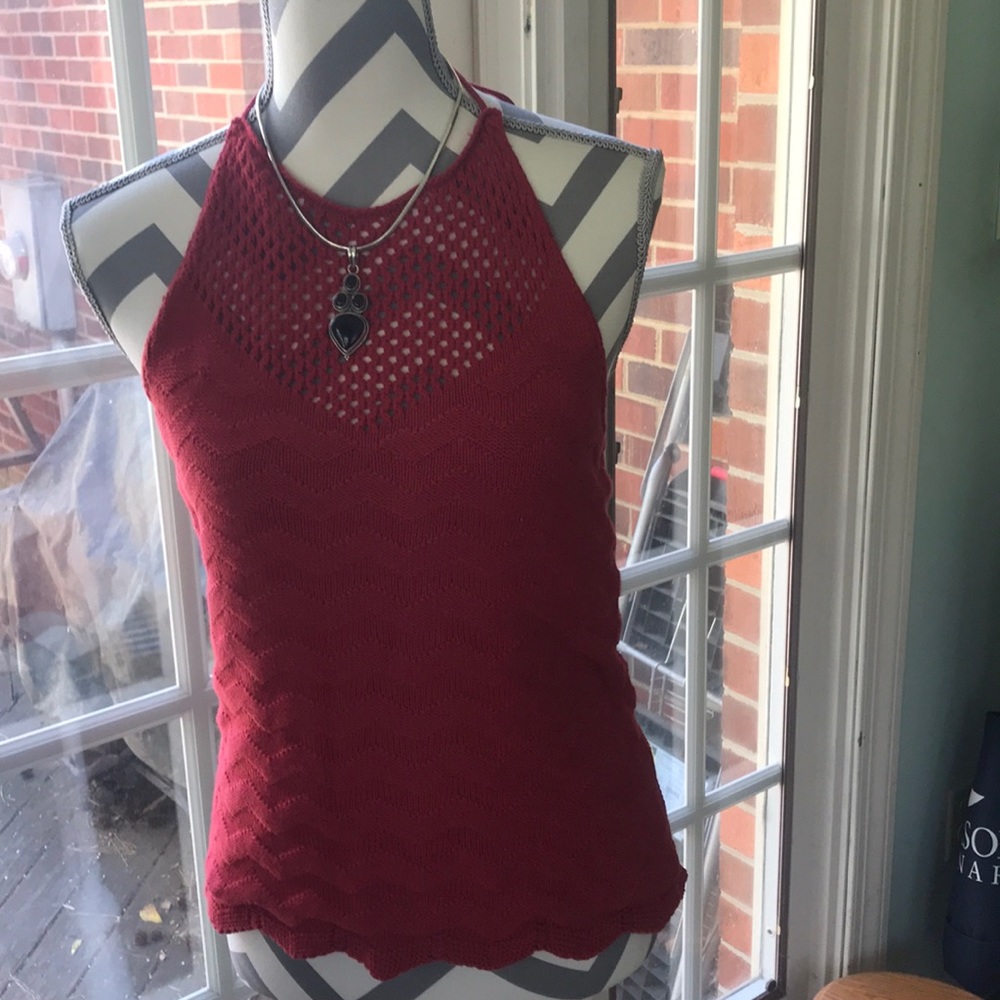 Candies Summertime halter sweater top